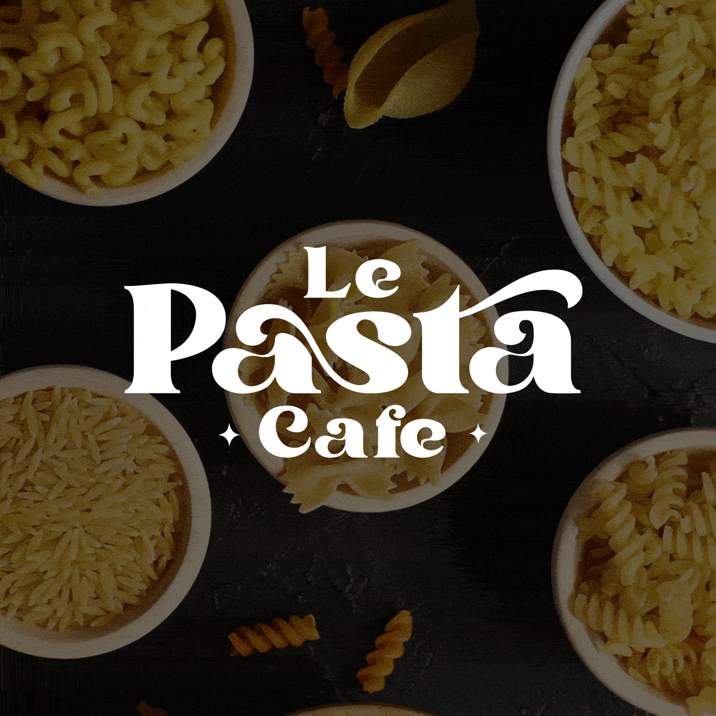 Pista cafe logo with background